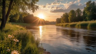 Температура воды в Волге в Самарской области: где теплее всего