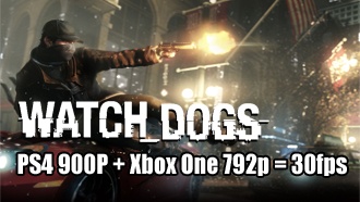 Подтверждено: Watch Dogs PS4 900P, Xbox One 792p, обе версии 30fps