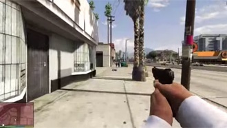 Моддер превратил консольную GTA 5 в шутер от первого лица