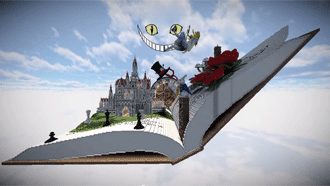 В Minecraft воссоздали мир из «Алисы в стране чудес»