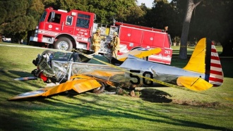 Харрисон Форд разбился на легкомоторном самолете