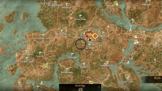 CD Projekt Red показали как выглядит карта The Witcher 3: Wild Hunt в игре
