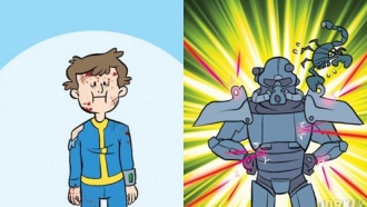Чем отличаются начало и конец в Fallout