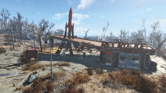 Стоянка грузовиков «Красная ракета» | Fallout 4