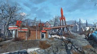 Заправочная станция базы Форт-Хаген | Fallout 4 | Карта