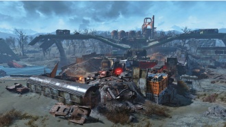 Бостонское кладбище старых автомобилей | Fallout 4 | Карта