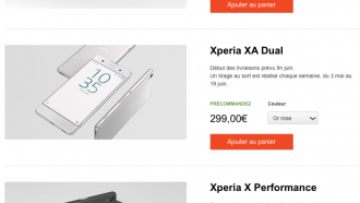 Sony уже принимает предзаказы на серию Xperia X в Европе