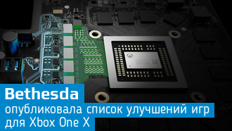 Игры Bethesda получат специальное обновление для Xbox One X