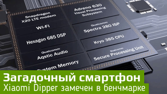 Таинственный смартфон Xiaomi Dipper замечен в Geekbench