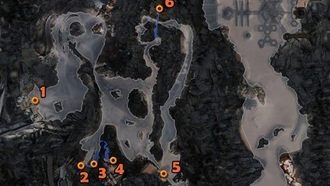 Карта Восточной пустыни