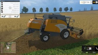 Интерфейс Farming Simulator 15
