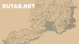 Карта мира Red Dead Redemption 2