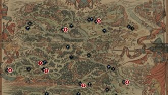 Карта сокровищ Аэдирна | Гайд Кровная вражда: Ведьмак. Истории