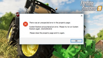 Технические проблемы Farming Simulator 19