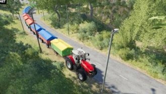 Как соединять полуприцепы в Farming Simulator 19?