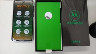Живые фото и анбоксинг Moto G7 Plus
