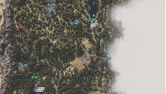 Карта секретов в Days Gone (Каскады)