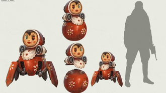 Боевой робот-неваляшка и чебурашка мутант в «советском Fallout»