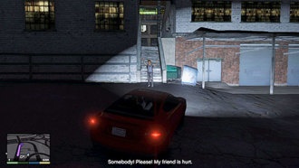 Девушка в переулке