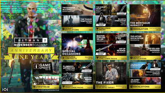 Годовщина Hitman 2. IO Interactive раздает подарки и новый контент.