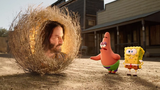 Киану Ривз в новом трейлере «Губка Боб 3»