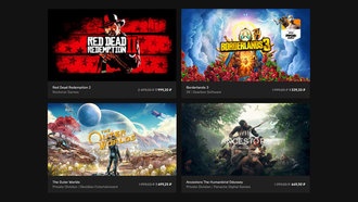 Скидки на RDR 2 и The Outer Worlds в магазине Epic Games