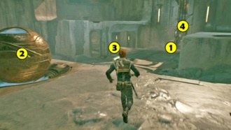 Зеффо: Гробница Эйлрама, загадка с тремя сферами, босс AT-ST | Прохождение