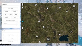 Интерактивная карта Snowrunner