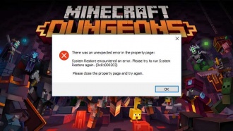 Технические проблемы Minecraft Dungeons