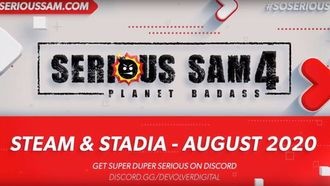 Новый геймплейный трейлер Serious Sam 4: звездолёт и перестрелки