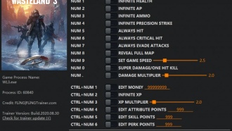 Трейнеры, редактор сохранений, читы для Wasteland 3