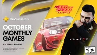 PS Plus в октябре: Need for Speed: Payback и Vampyr