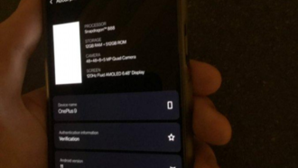 В Сеть просочилось реальное фото OnePlus 9