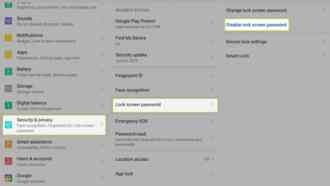 Как отключить блокировку экрана на Android