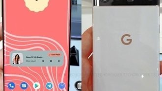 «Живое» фото Google Pixel 6 Pro – изогнутый дисплей, уникальный двухцветный дизайн