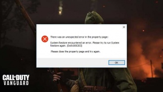 Технические проблемы Call of Duty: Vanguard