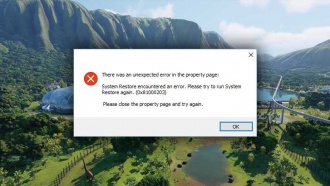 Технические проблемы Jurassic World Evolution 2