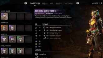 Все костюмы (броня) в Horizon Forbidden West