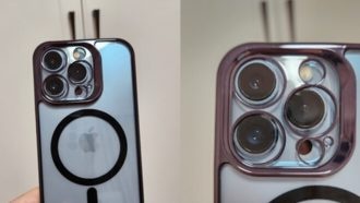 Чехол для iPhone 14 Pro позволяет сравнить размер камеры с iPhone 13 Pro