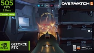 Overwatch 2 работает со скоростью 500+ FPS на видеокарте RTX 4090 в разрешении 1440p