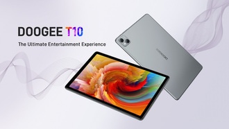 Планшет DOOGEE T10 будет выпущен 1 ноября — раскрыты технические характеристики и дизайн