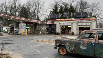 Новые фото со съёмок сериала по Fallout демонстрируют знакомую локацию