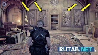 Resident Evil 4 - Глава 7: барельефы и мечи, Водный зал