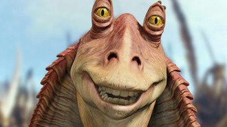 Джа-Джа Бинкс что-то тизерит