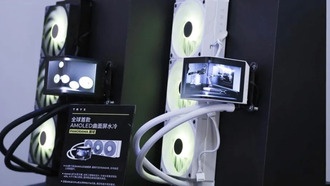 Китайский производитель Tryx представил уникальный кулер AIO с изогнутым AMOLED-дисплеем