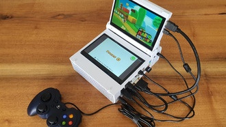 Плата Mini-ITX трансформирована в ноутбук Mini-ITX с аккумулятором и 32 ГБ памяти