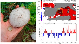 Исследование показало, что сильный град в Испании усугубился из-за аномальной жары в море
