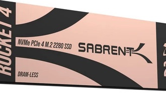 Sabrent выпустила NVMe-накопители Rocket 4 со скоростью чтения до 7,4 Гбайт/с