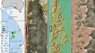 Прибрежные дюны Южной Австралии приходят в движение