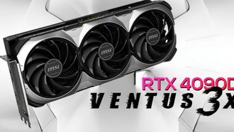 Новая модель видеокарты Ventus 3X от MSI пополнила линейку GeForce RTX 4090D для Китая